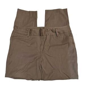 NWT Talbots Newport Neutral Green Straight Leg Career Pants Women's Plus 16